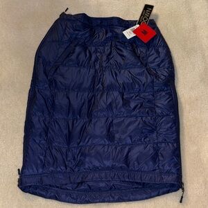 🥶❄️NWT 32* Ultra Light Down Navy Blue Quilted Skirt